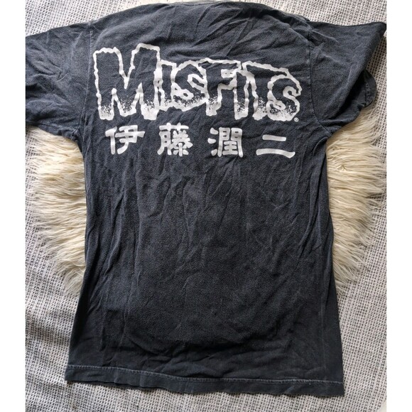 MISFITS Junji Ito Night Of The Living Dead Shirt Small Double-Sided Horror Punk - Picture 5 of 5